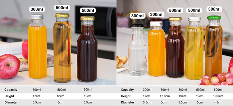 High Quality Woozy Glass Sauce Ketchup Bottle, BBQ Glass Bottle 10 Oz Glass Hot Sauce Bottles