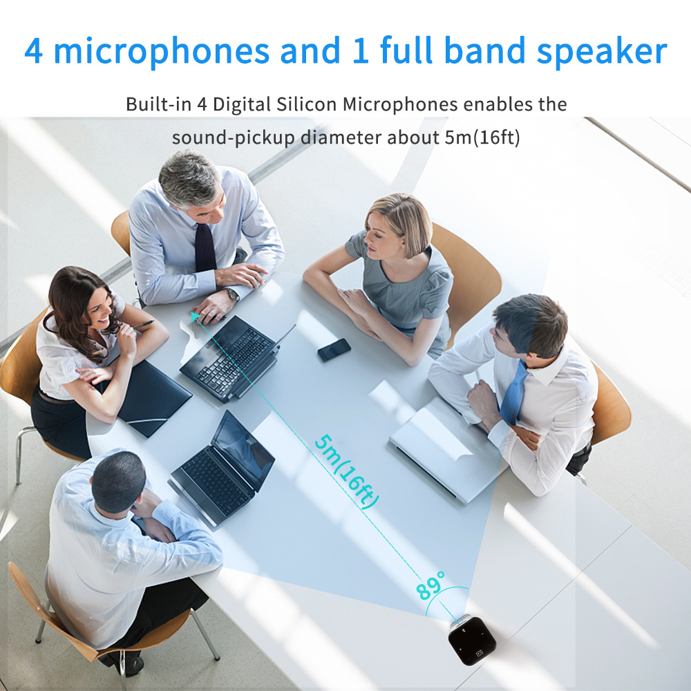 All in One Desktop Video Conference Camera with Microphone and Speakerphone