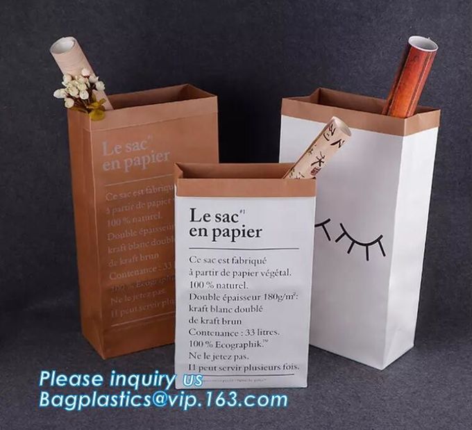 LE SAC EN PAPIER Craft Bag, Multi-purpose Toys Clothes Drawer Organizer Laundry Bag Fruit Flower Plant Pot Cover 4