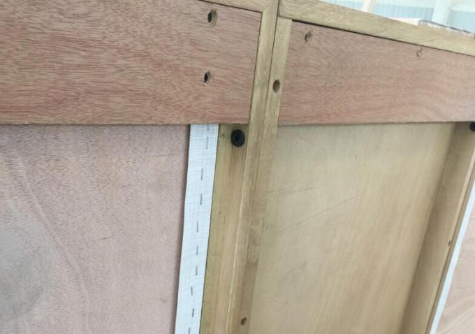 Oak Wood Frame Queen Size Headboards For Twin Beds With Night Stand