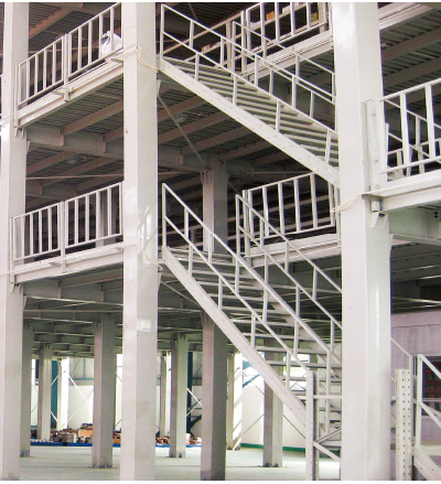 Steel Structure Garret Mezzanine Floor Platform