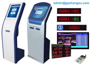 China IR Electronic Queuing System Self Service Ticketing Kiosk For Banks Hospitals on sale 