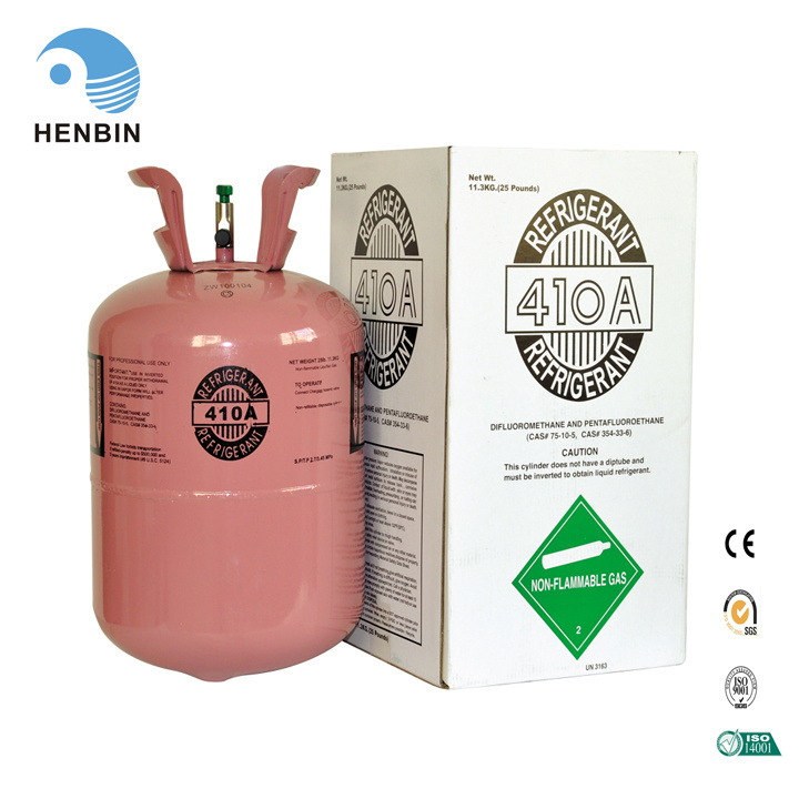 High Purity Refrigerant Gas 11.3kg Air-Conditioner R410A Refrigerant