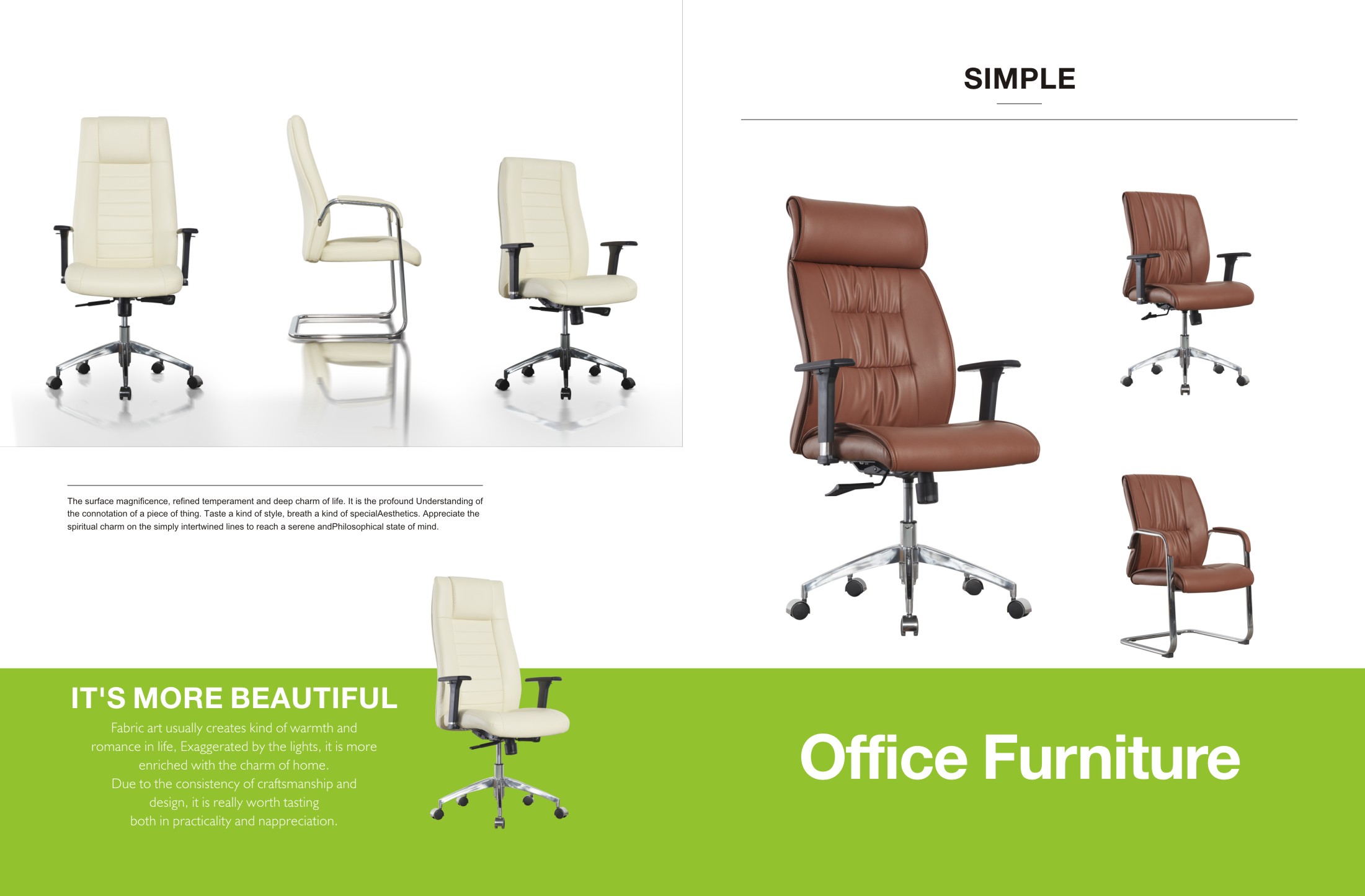 China Supplier Modern 3D Armrest Chair Functional Office Armchair