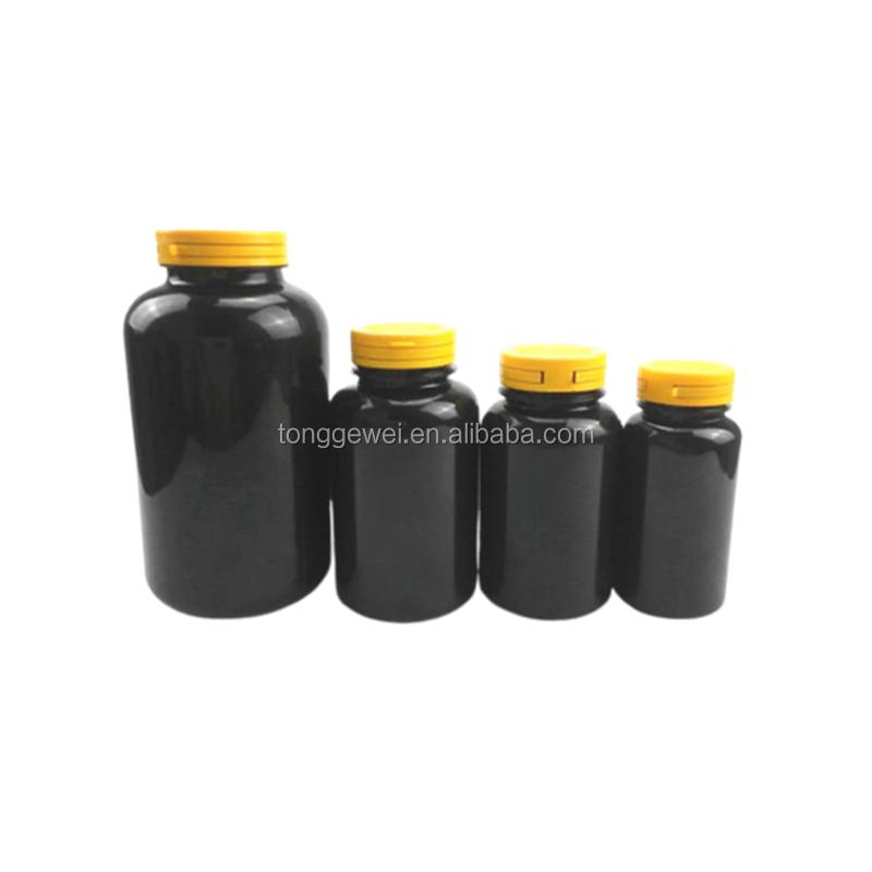 Best Selling Amber Black Frosted 120cc 150cc 200cc 250cc 300cc 500cc 750cc Pill Pet Pharmaceutical Plastic Bottles Wholesale