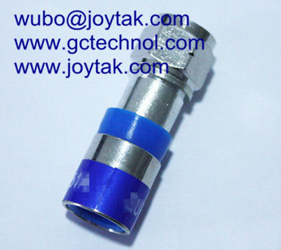 F Compression Connector coaxial connector For RG6U Coax Cable Internet Cable connector