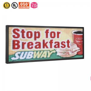China IP20 Waterproof Programmable Scrolling LED Signs , 5mm LED Scrolling Message Sign on sale 