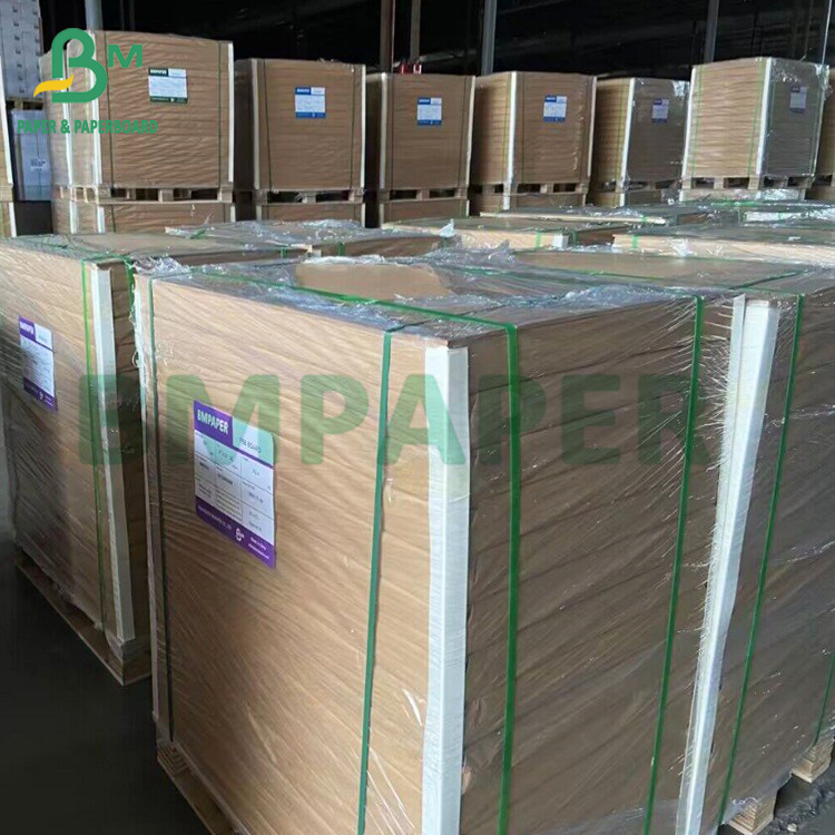 80gsm High Extensible 25kg 50kg Kraft Paper Material For Cement Bags