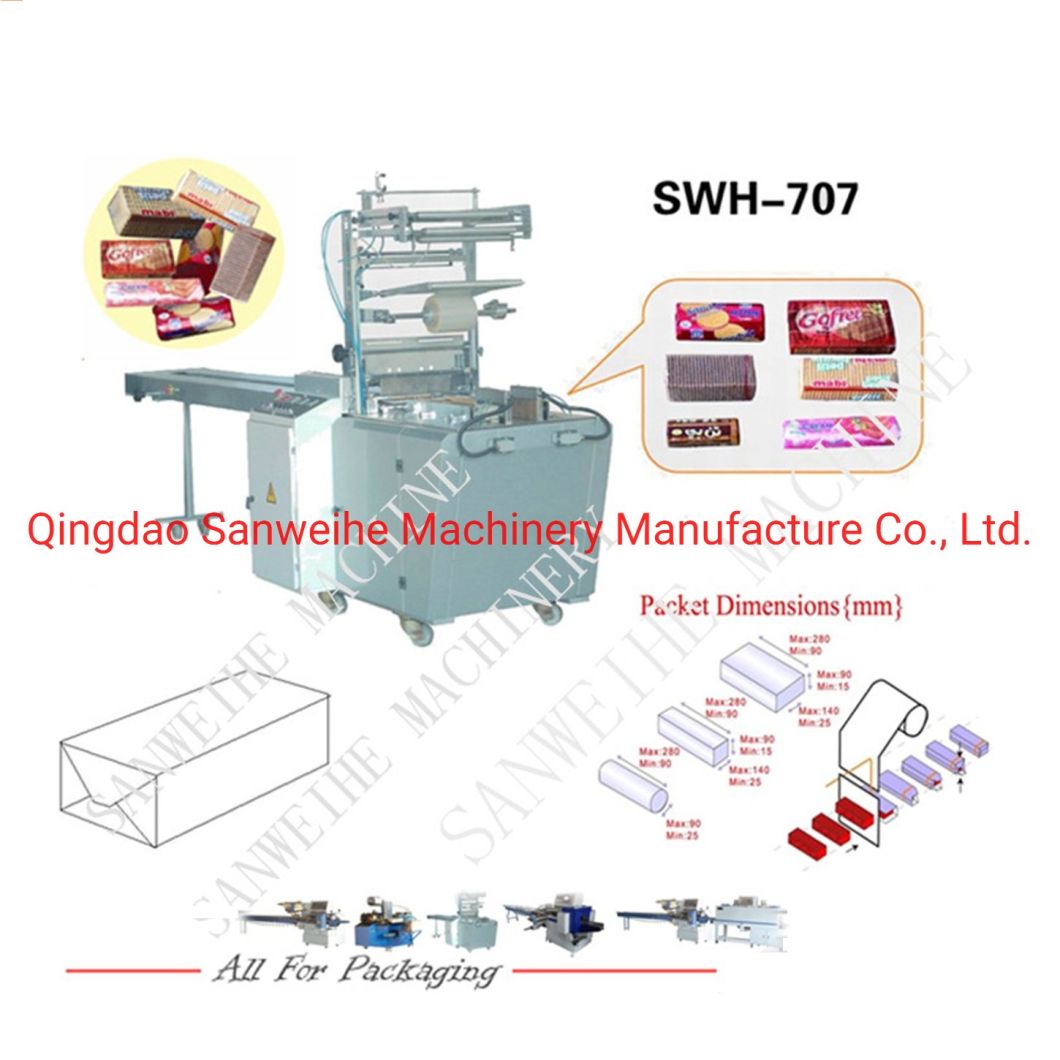Swh-7017 Wafer or and Biscuit Automatic Packing Machine