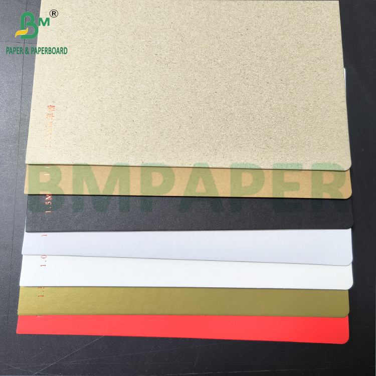 Grey Cardboard Laminated With Uncoated White Black Card Stock 1.8mm 2.0mm
