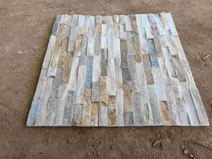 China Natural Slate Wall Slab cladding stone/culture stone tiles Yellow Wood Slate Culture Stone on sale 