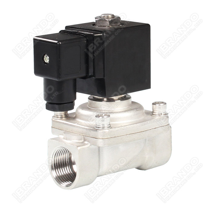 1/2'' Steam Hot Water Stainless Steel Solenoid Valve 2 Way Normally Closed 24V 220V 7