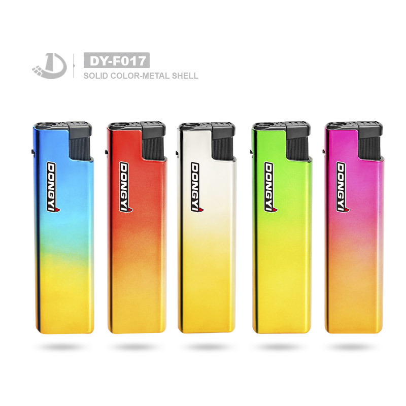 Newest Style Flip Turbo Flame Piezo Windproof Refillable Gas Lighter