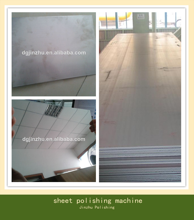 sheet polishing machine plate