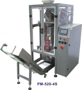 China 6kw Foodstuff Vertical Form Fill Seal Packaging Machine 4 Corner Pouch 50ppm on sale 
