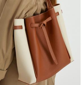 China 30cm 8cm Ladies Shoulder Bag BSCI Woven Leather Shoulder Bag on sale 