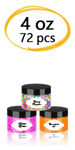 4oz plastic jars with lids