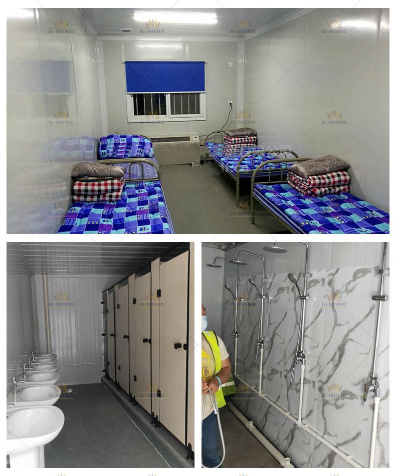 20Ft Temporary Construction Site Worker Accommodation