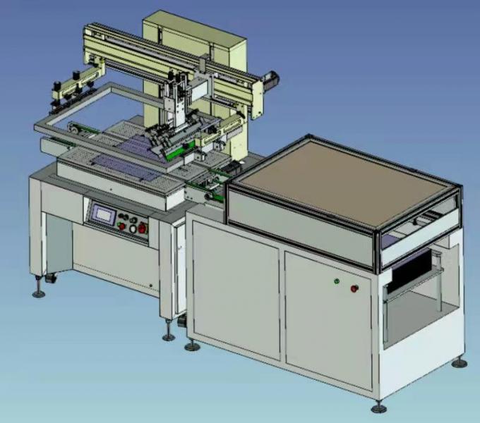 Aluminium Plate Flat Screen Printing Machine For Max Printing Area 600mm X 900mm 0