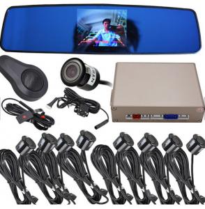 China Reliable Car Parking Sensor System With Camera?, LCD Monitor Reverse Parking Sensor Kit on sale 