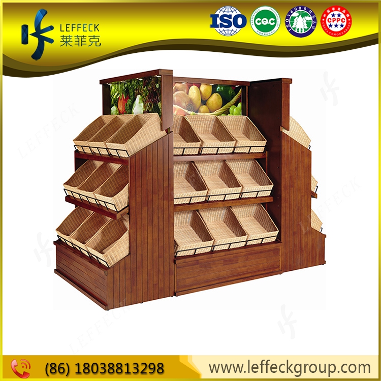 Customized wooden gondola shelving used in supermarket/ fruit and vegetable display rack.jpg