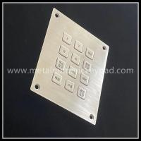 China 12 Key ATM Metal Mechanical Keyboard Access Control For Self Service Equipment on sale
