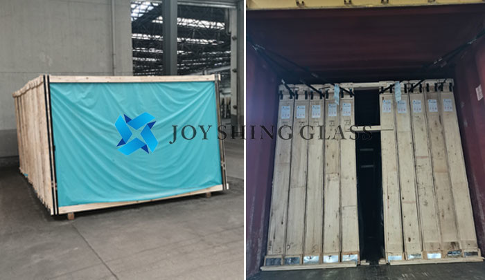 clear float glass packaging