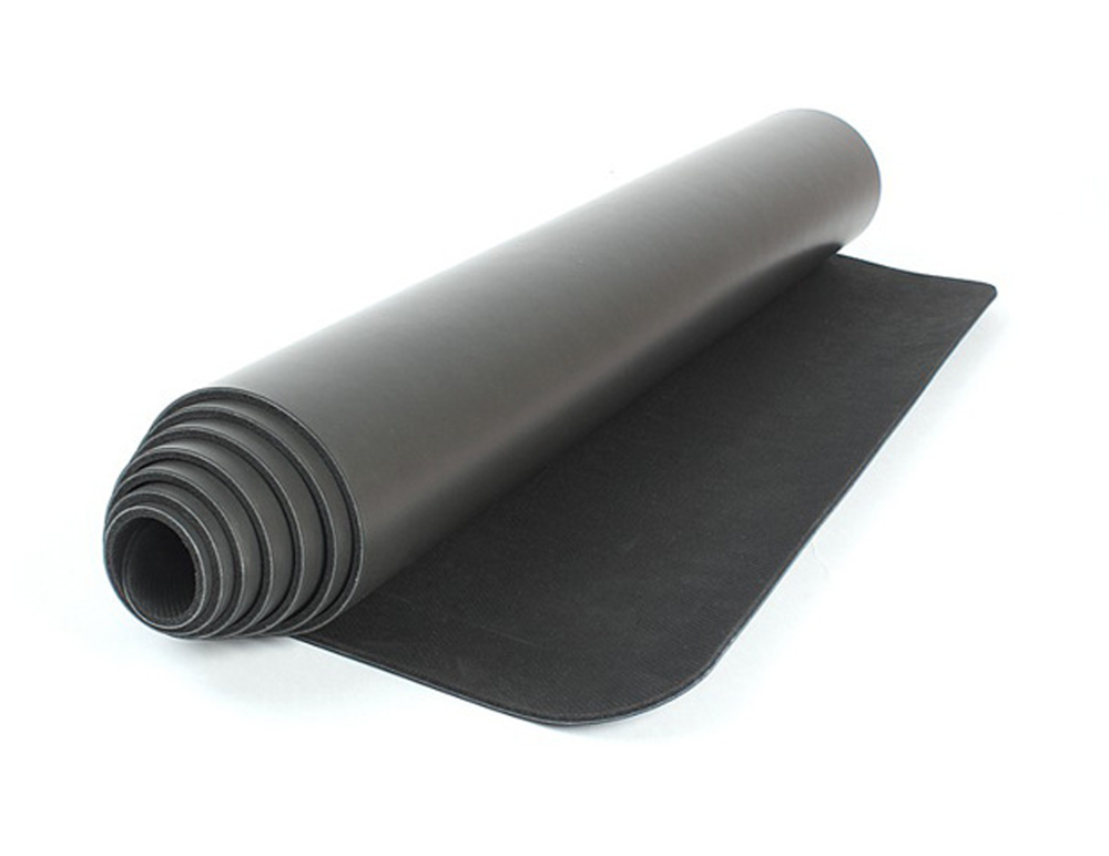 Premium Natural Rubber Bottom PU Leather Top Yoga Mat