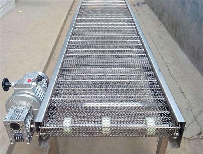 Stainless Steel Compound Weave Conveyor Belt for Muts Bolts Nail