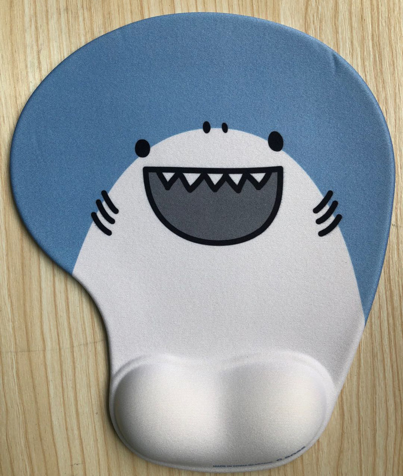Minglu WMP-049A Non Slip Rubber material Cartoon cute custom gel wrist rest mouse pads