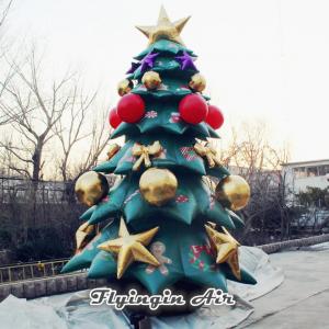 China Large Outdoor Decor Inflatable Christmas Tree for Xmas Decoration on sale 