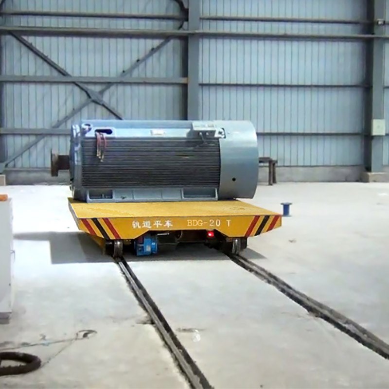 rail powered low voltage rail electric transfer cart 