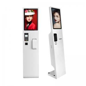 China 21.5 Inch 400 CD/M2 Brightness Self Service Payment Kiosk With Qr Scanner on sale 