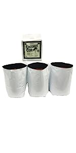 3-Pack, Coconut Coir, Coco, Coir, Coconut Pith, Coco Pith