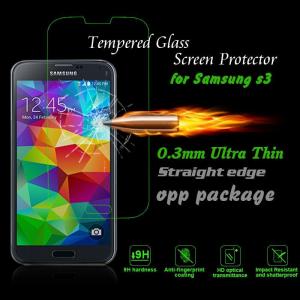 China Real 2.5D Tempered Glass LCD Phone Screen Protection For Samsung Galaxy S3 MINI on sale 