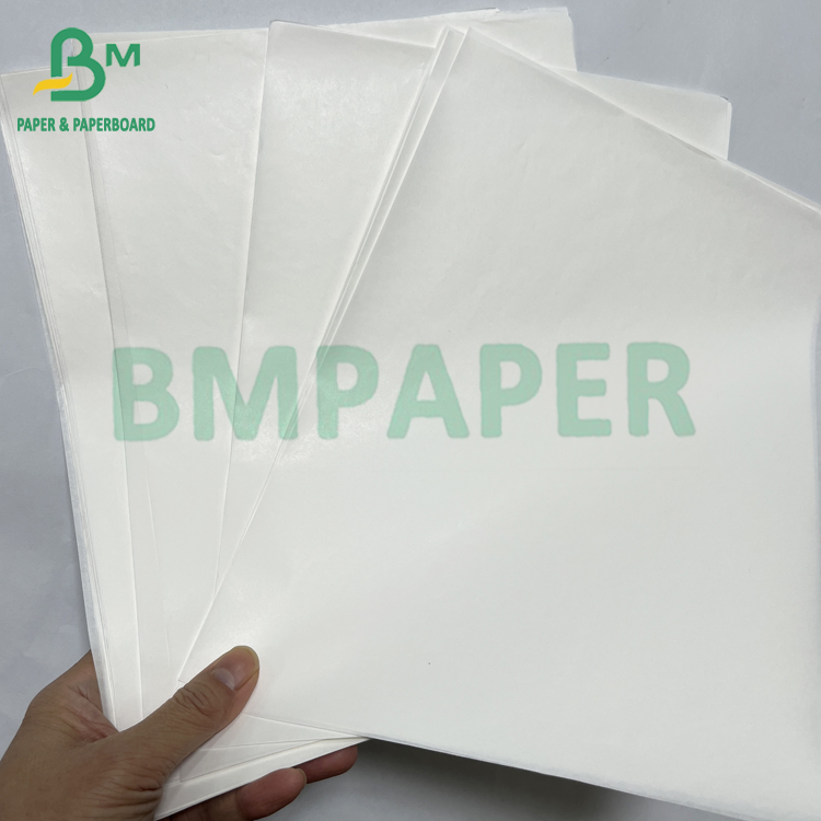 40grs Virgin Pulp Safety MG One Side Glossy White Kraft Paper 