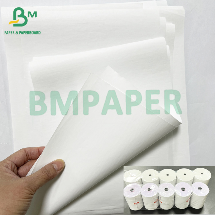 48gsm 55gsm recyclable POS paper Jumbo roll for cash registers