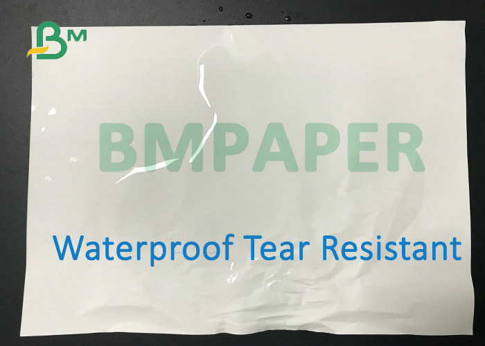 100% Waterproof 100um 120um Matte Synthetic Paper For Digital Printing 