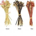 Convenient AB Grade 12cm Knotted Bamboo Skewers