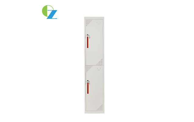 Vertical Steel Wardrobe Lockers 2 Door For Office / School / Hotel / Hospital 0