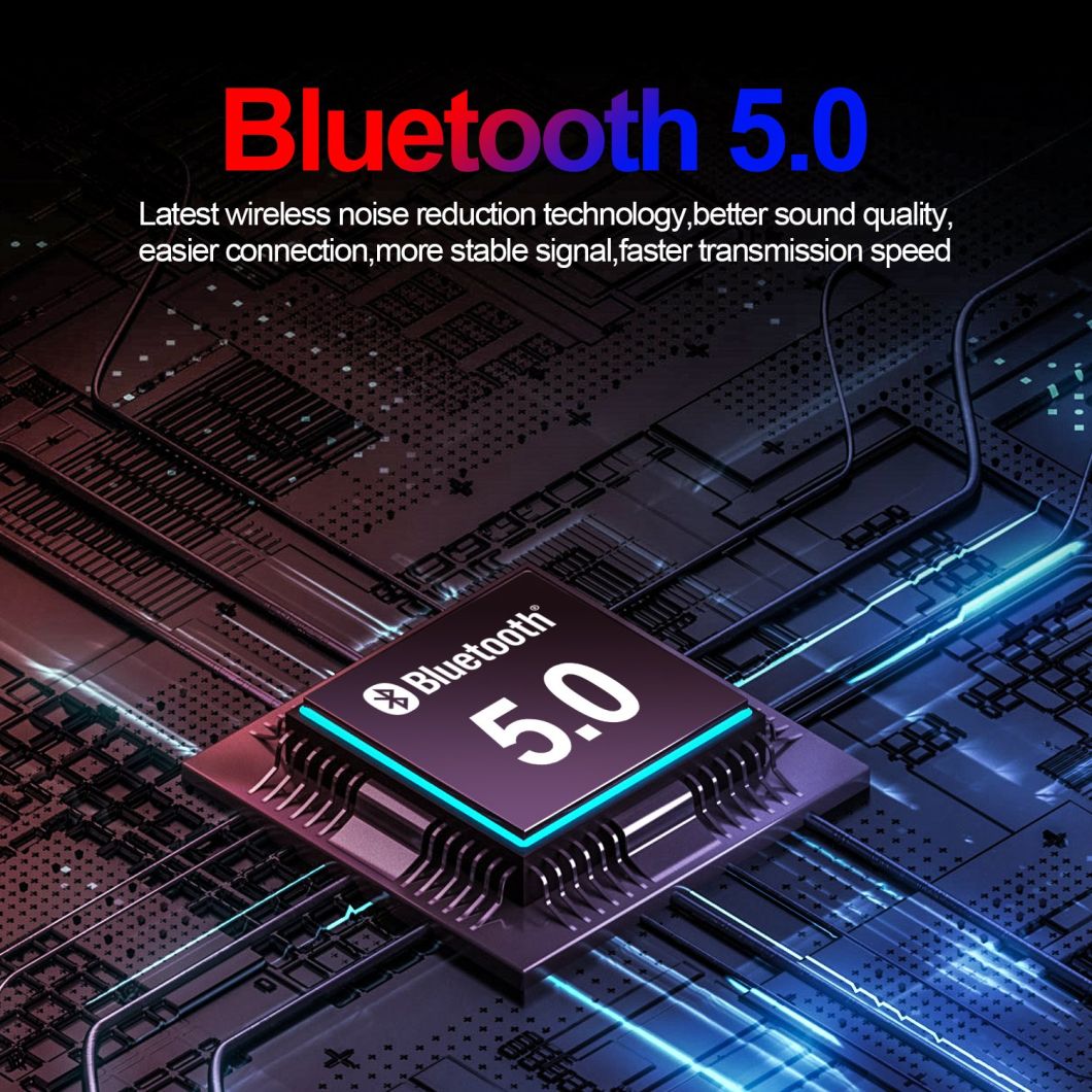 Tws 5.0 Ipx7 Waterproof Bluetooth Earphones 9d Stereo HiFi Wireless Headphone (With 7000mAh Power Bank box, Microphone Touch Key)