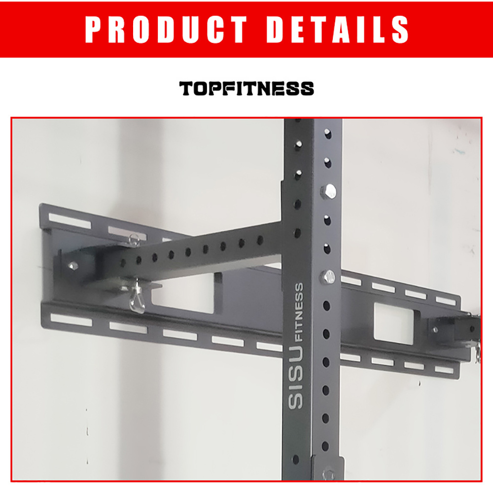 Home Gym Fitness Equipment Wall Mounted Squat Rack