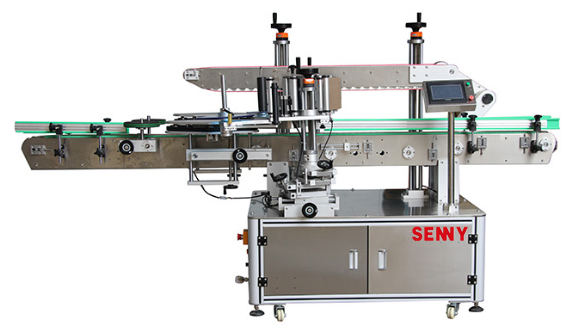 Automated 100pcs/Min Double Side Sticker Labeling Machine SGS Approved 0