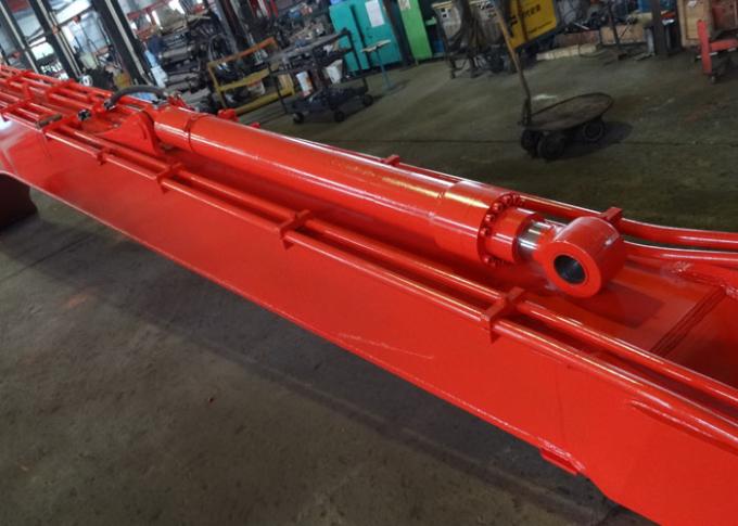 18 M Doosan DX300 Excavator Long Reach Boom With 0.5 Cum Bucket / Auxiliary Pipe