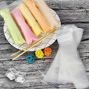 Ice pop mold bags application
