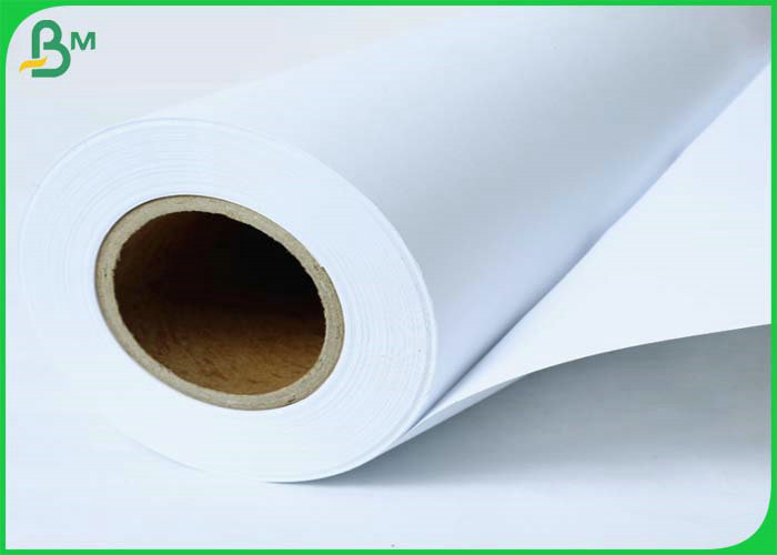 Uncoated 92 Bright White Plotter Paper 2'' Core 80GSM 30'' x 150'