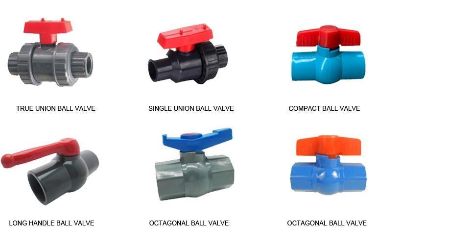 1/2&prime;&prime;- 4&prime;&prime; PVC Octagonal Ball Valve for Irrigation