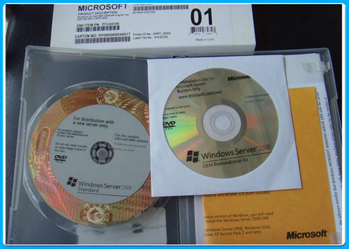 25 Cals Microsoft Windows Server 2008 64 Bit DVD English Version For Computer / Notebook