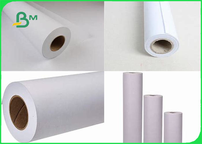36"X 50 Yard 80gsm Plan Plotter Paper Roll With High Whiteness