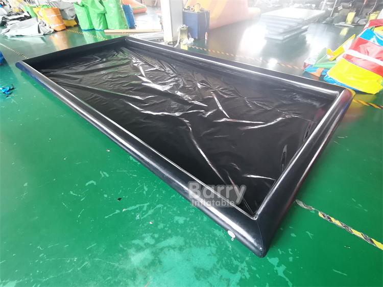 Customized Portable Pvc Water Ccollection Mat Car Wash Inflatable Car Wash Mat Inflatable Car Wash Mat With Cover